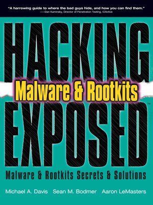 cover image of Hacking Exposed<sup>TM</sup> Malware & Rootkits
